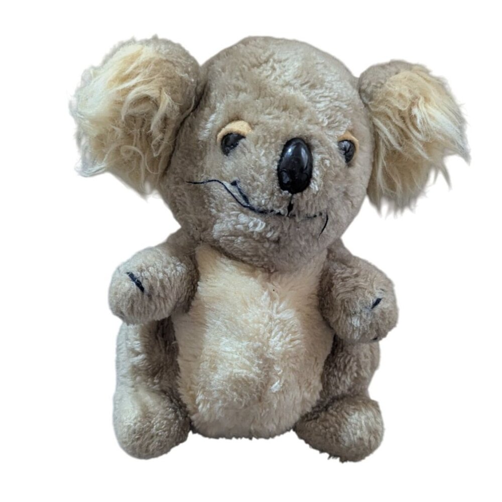 Vintage 1978‎ Dakin Koala Plush Stuffed Animal Toy 9" tan brown